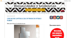Desktop Screenshot of manualidadesytendencias.com